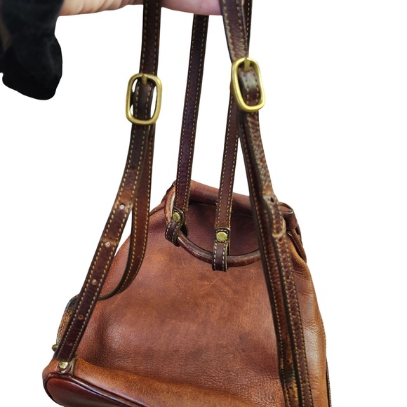 Ghurka Marley No 138 Vintage Brown Leather Backpack Made in USA Handcrafted Bag - Picture 13 of 16